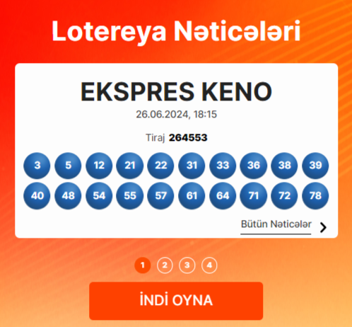 ekspress keno